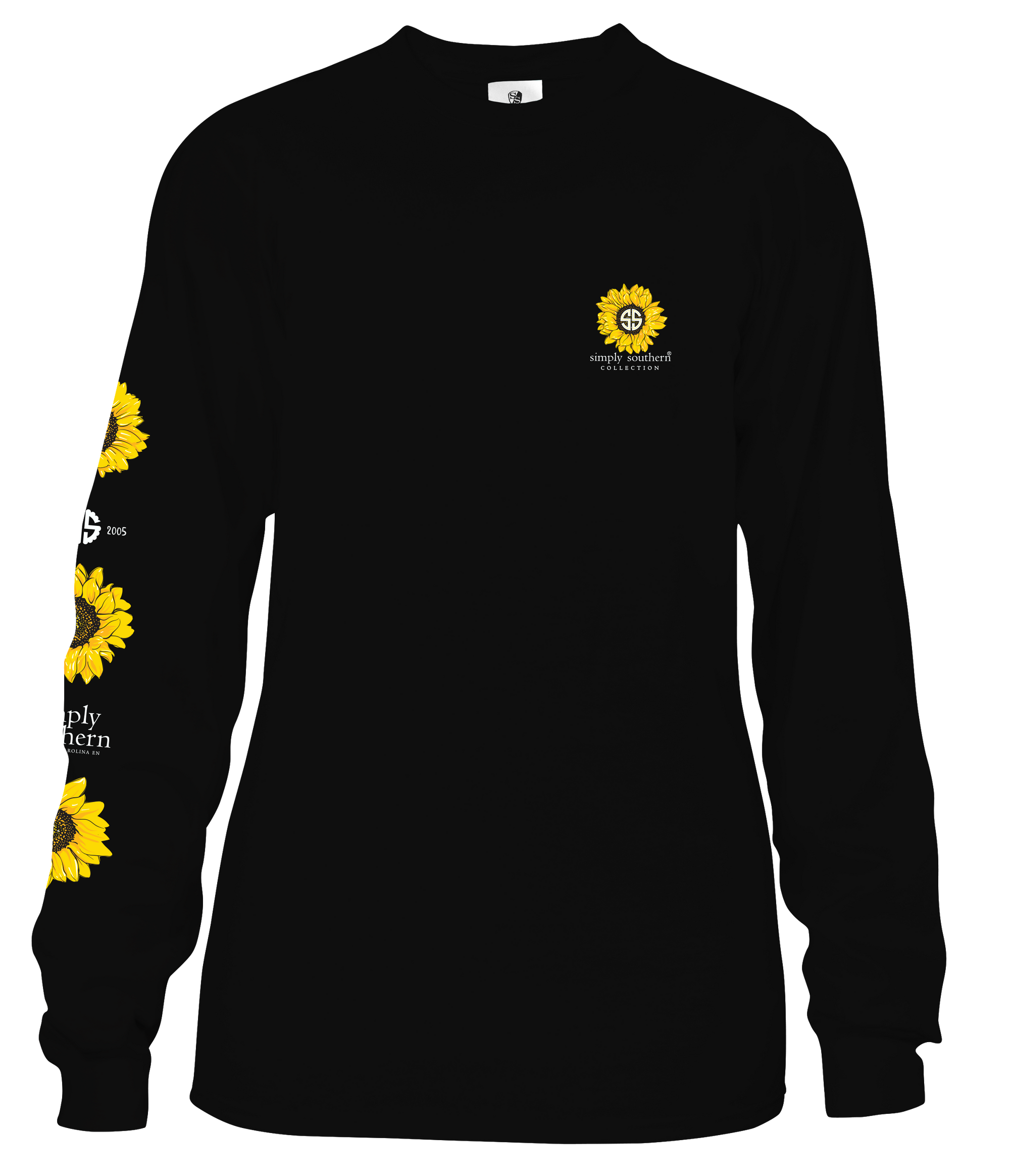 SALE Simply Southern Preppy Be Kind Sunflower Long Sleeve T-Shirt