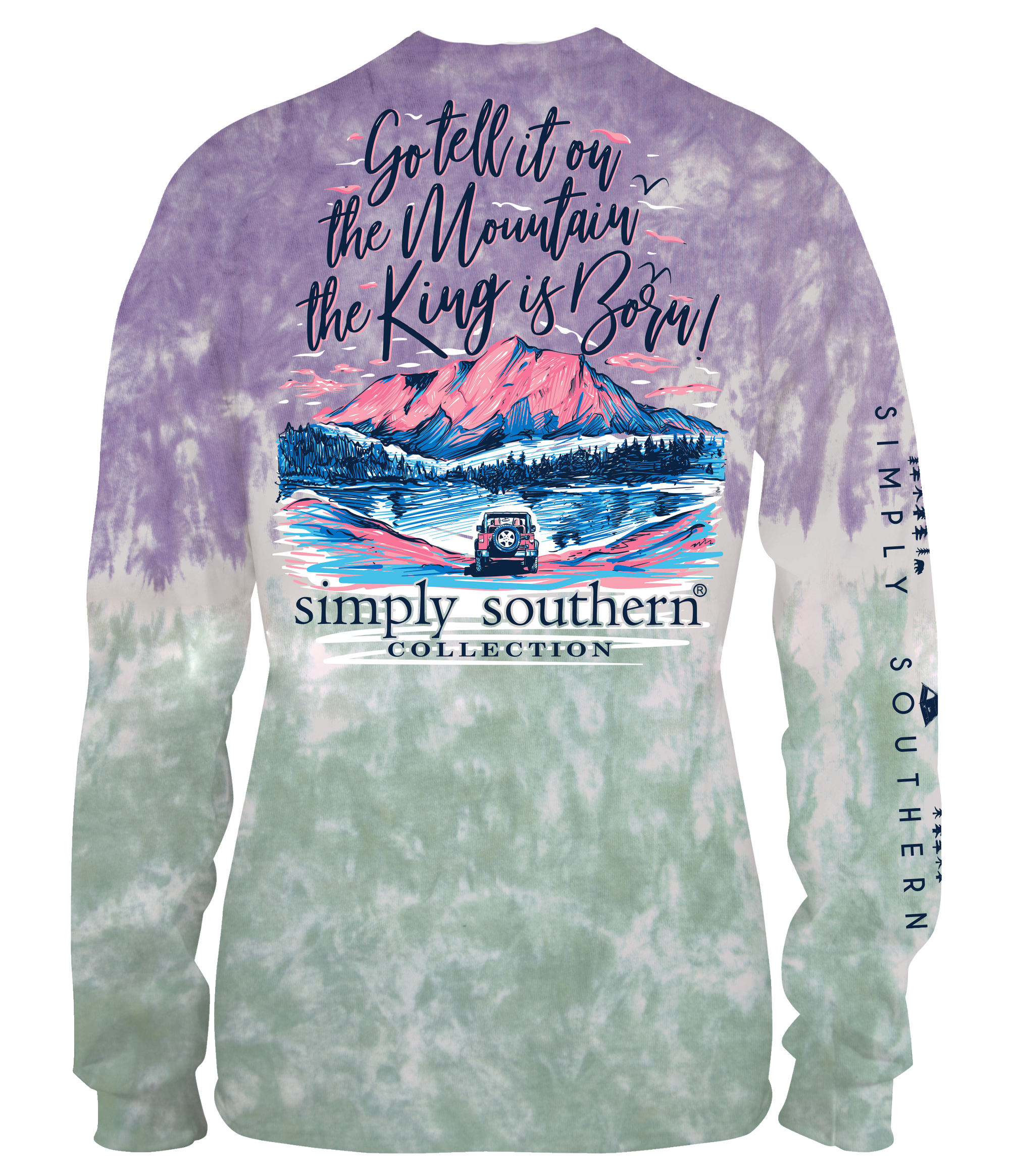 SALE Simply Southern King Mountains Long Sleeve T-Shirt