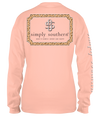 Simply Southern Leopard Logo Reef Long Sleeve T-Shirt