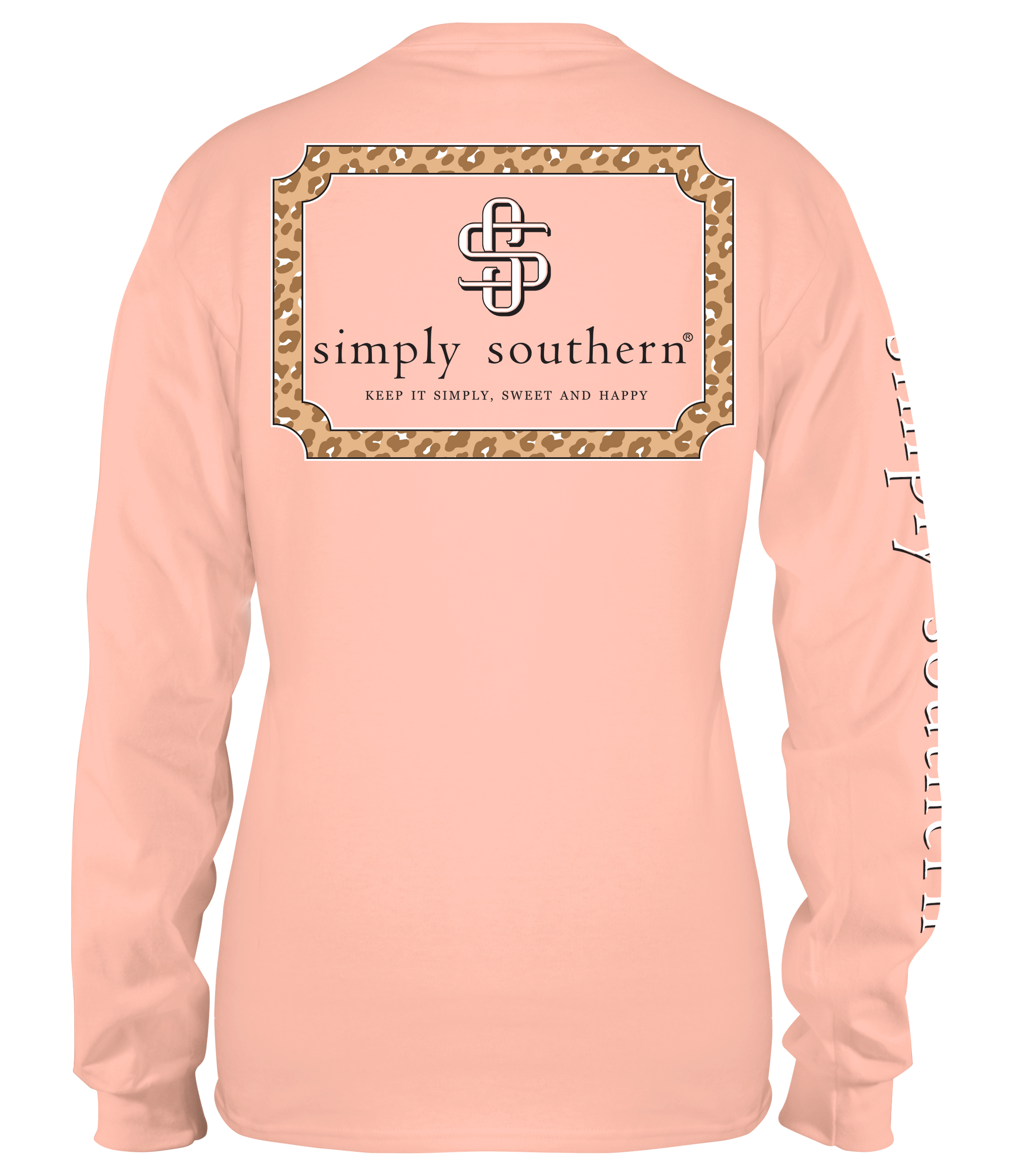 Simply Southern Leopard Logo Reef Long Sleeve T-Shirt