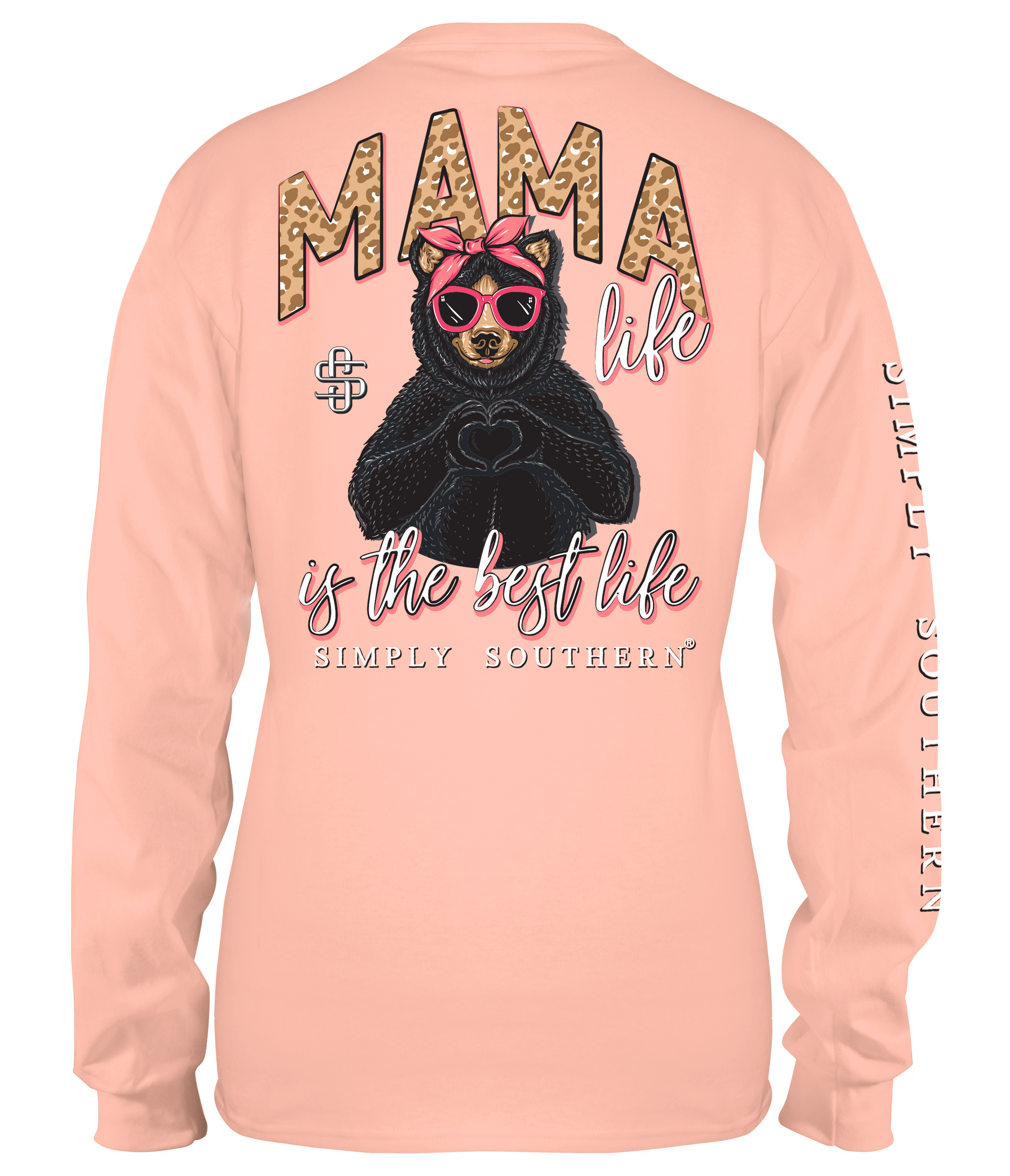 SALE Simply Southern Mama Bear Life Long Sleeve T-Shirt