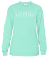 SALE Simply Southern Merry &amp; Bright Holiday Long Sleeve T-Shirt