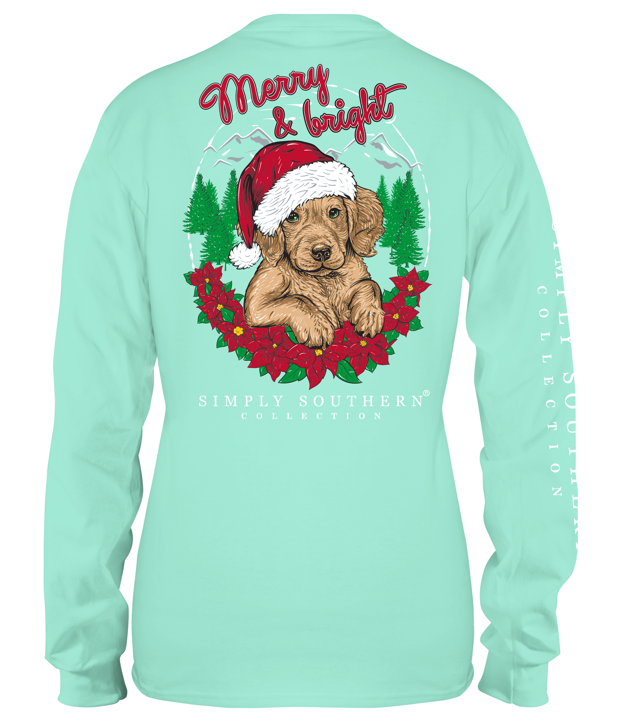 SALE Simply Southern Merry & Bright Holiday Long Sleeve T-Shirt