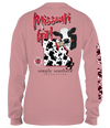 Simply Southern Missouri Girl Cow Print Long Sleeve T-Shirt