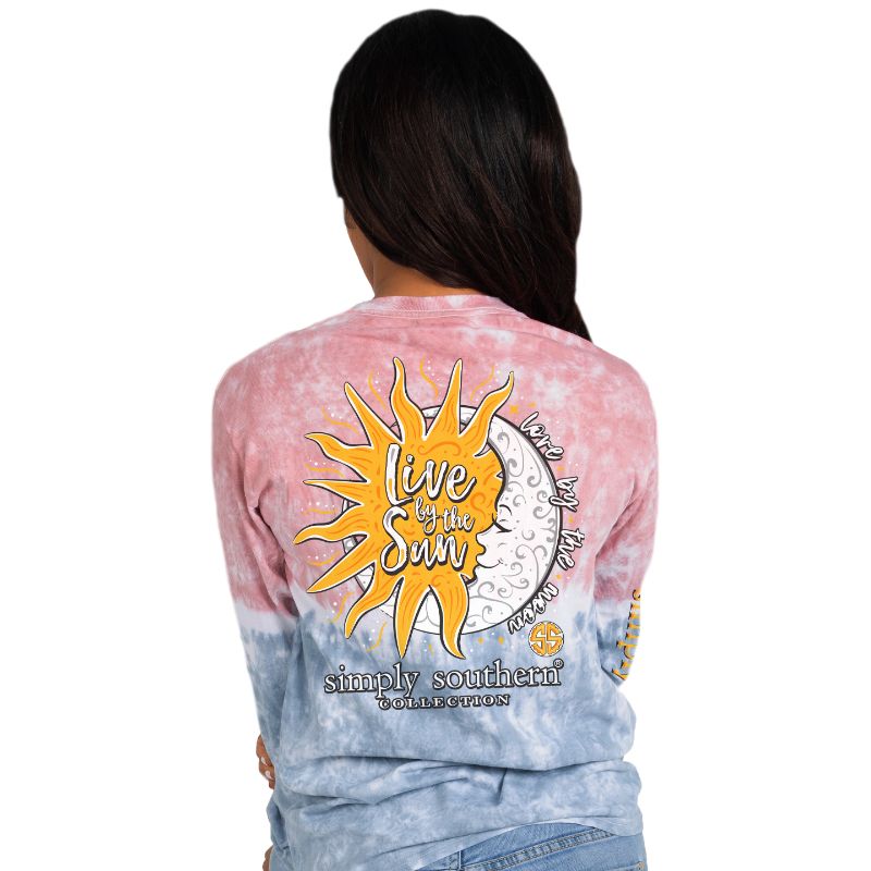 SALE Simply Southern Preppy Sun Moon Long Sleeve T-Shirt