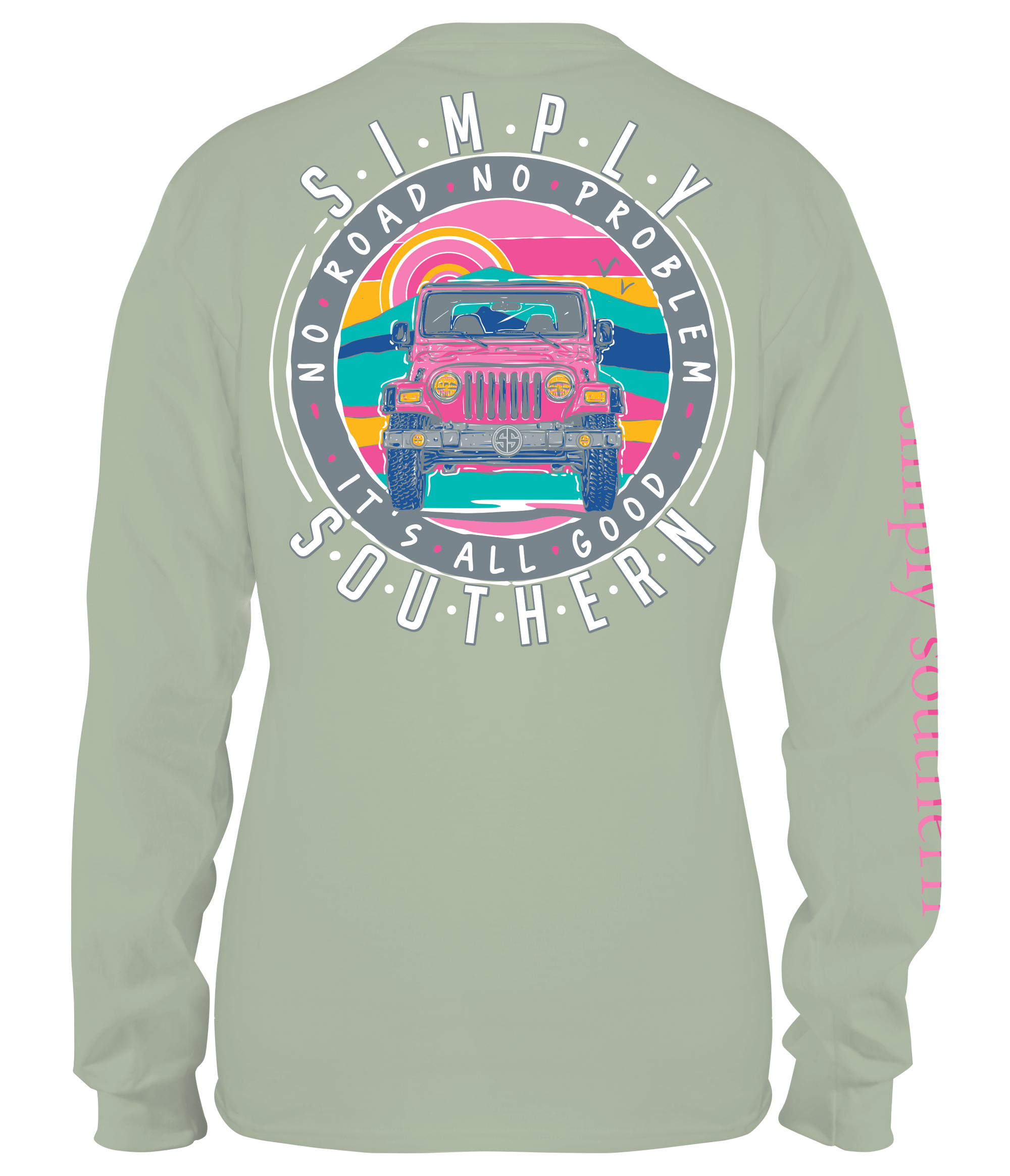 SALE Simply Southern Preppy No Roads Long Sleeve T-Shirt