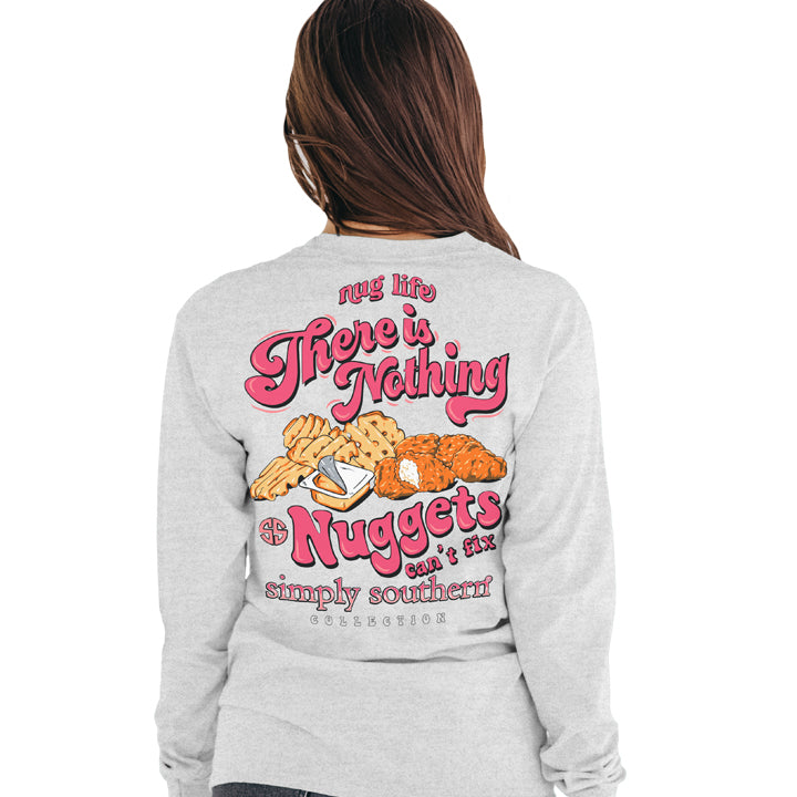 Simply Southern Preppy Nuggets Can't Fix Long Sleeve T-Shirt