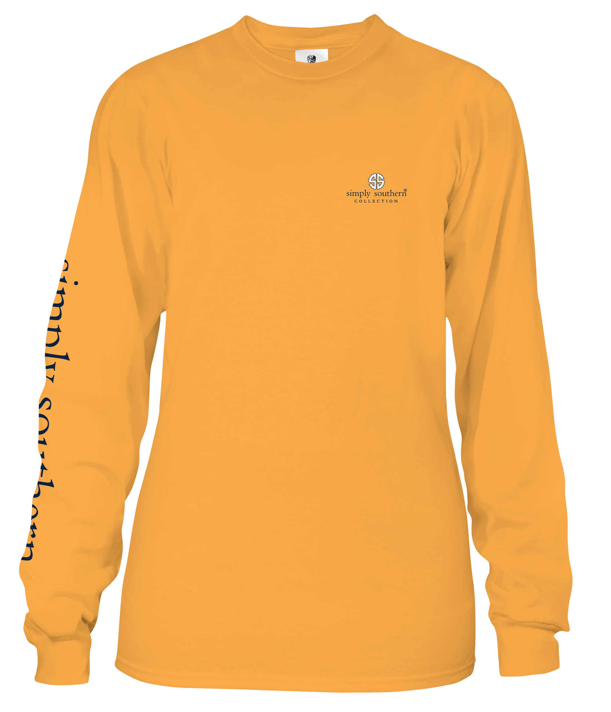 SALE Simply Southern Preppy Just Peachy Long Sleeve T-Shirt
