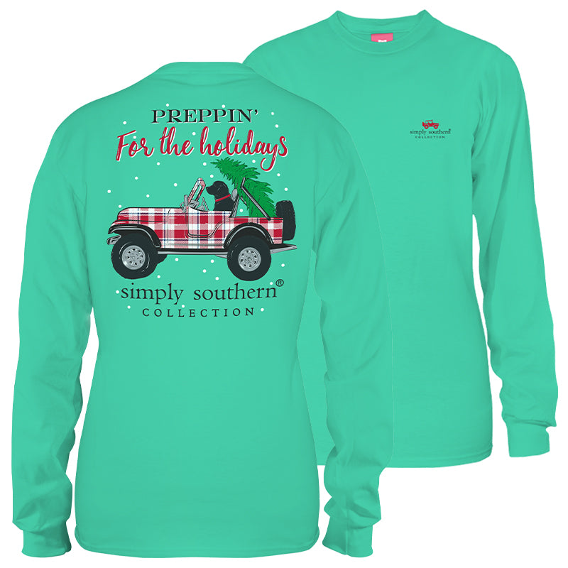 SALE Simply Southern Preppin For The Holidays Long Sleeve T-Shirt