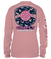 SALE Simply Southern Preppy Puppy Logo Long Sleeve T-Shirt