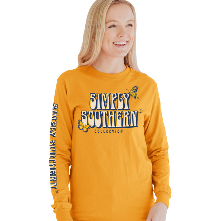 SALE Simply Southern Preppy Rise Above Mountains Long Sleeve T-Shirt