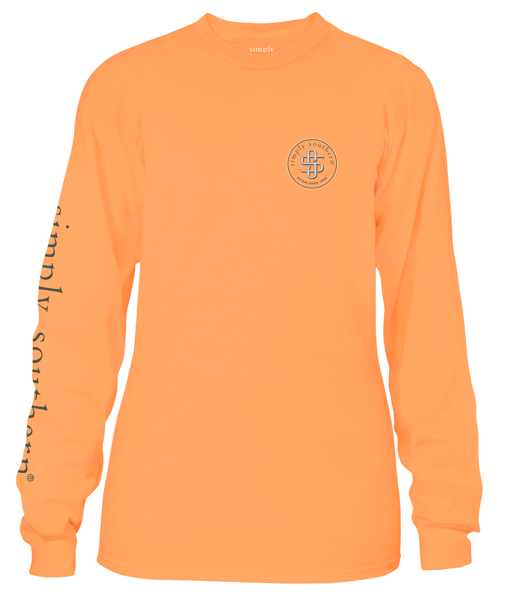 SALE Simply Southern Sweet &amp; Happy Sloth Long Sleeve T-Shirt