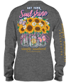 SALE Simply Southern Preppy Soul Shine Sunflower Long Sleeve T-Shirt