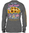 Simply Southern Preppy Soul Shine Sunflower Long Sleeve T-Shirt