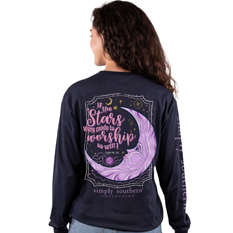 Simply Southern Stars Moon Long Sleeve T-Shirt