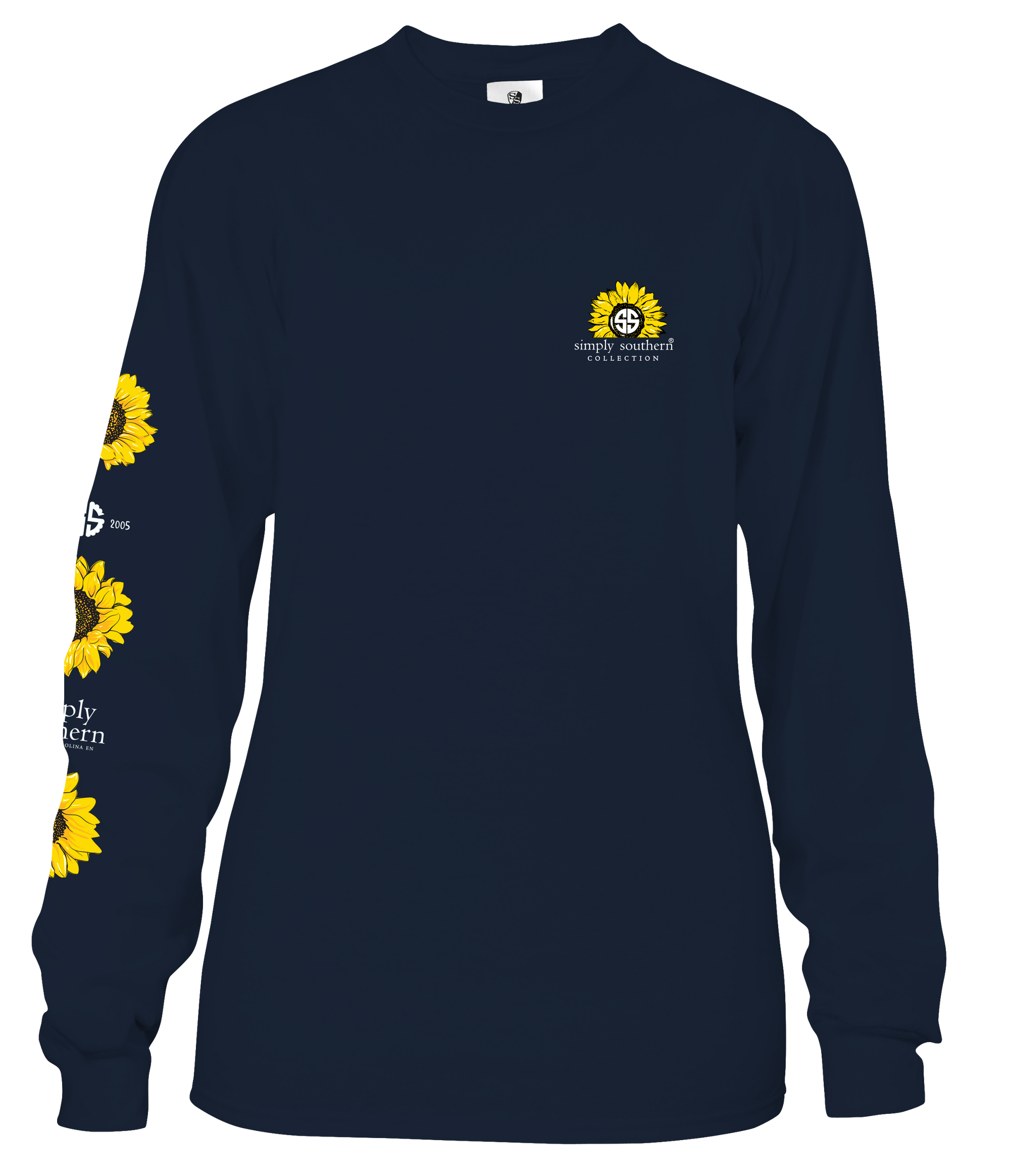 SALE Simply Southern Preppy Bee Sunflower Long Sleeve T-Shirt