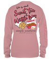 Simply Southern Sweet Tea &amp; Waffle Fries Long Sleeve T-Shirt