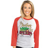Simply Southern Christmas Tree Truck Holiday Long Sleeve T-Shirt