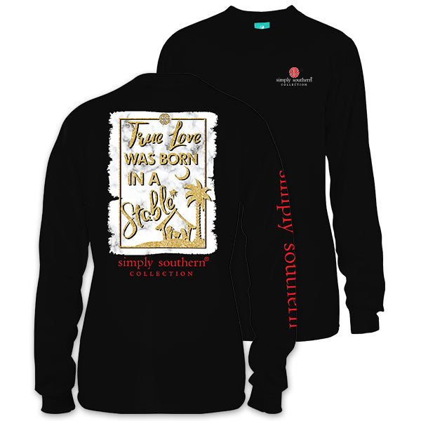 SALE Simply Southern Preppy True Love Holiday Long Sleeve T-Shirt