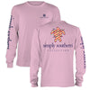 SALE Simply Southern Preppy Christmas Turtle Pink Long Sleeve T-Shirt