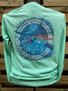SALE South Waters Marlin Comfort Colors Bright Unisex Long Sleeve T Shirt