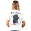 Simply Southern Preppy Liberty USA Dog T-Shirt