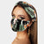 Tropical Flower Cotton Fashion Protective Mask & Matching Headband