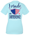 SALE Simply Southern Collection Made A Difference Mask T-Shirt