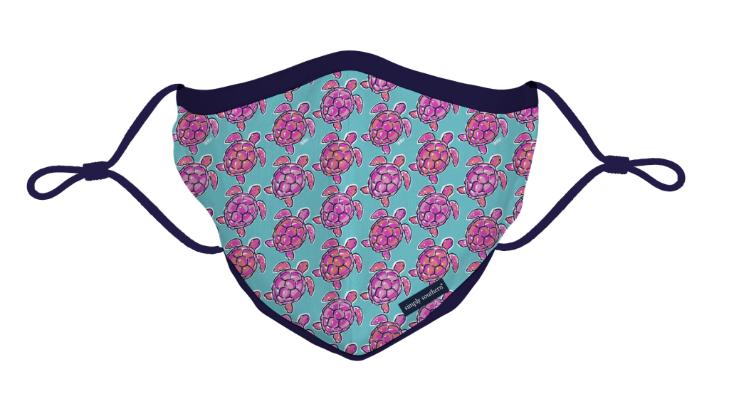 Simply Southern Preppy Turtle Protective Mask