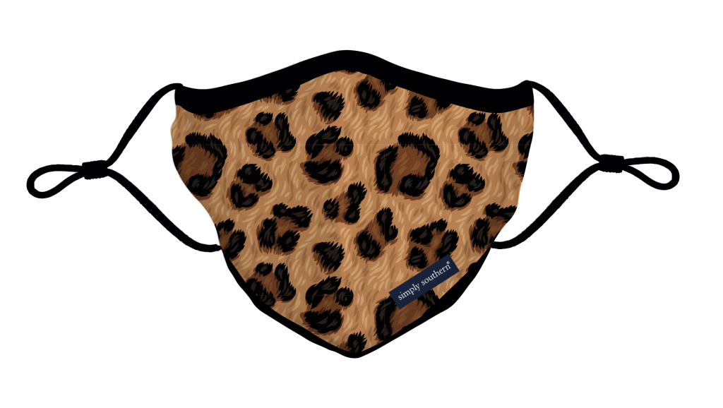 Simply Southern Preppy Leopard Protective Mask