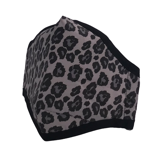Girlie Girl Preppy Black Leopard Protective Mask