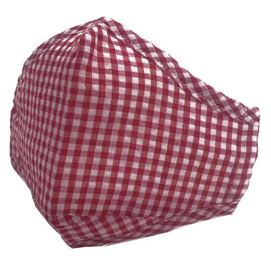Girlie Girl Preppy Red Gingham Protective Mask