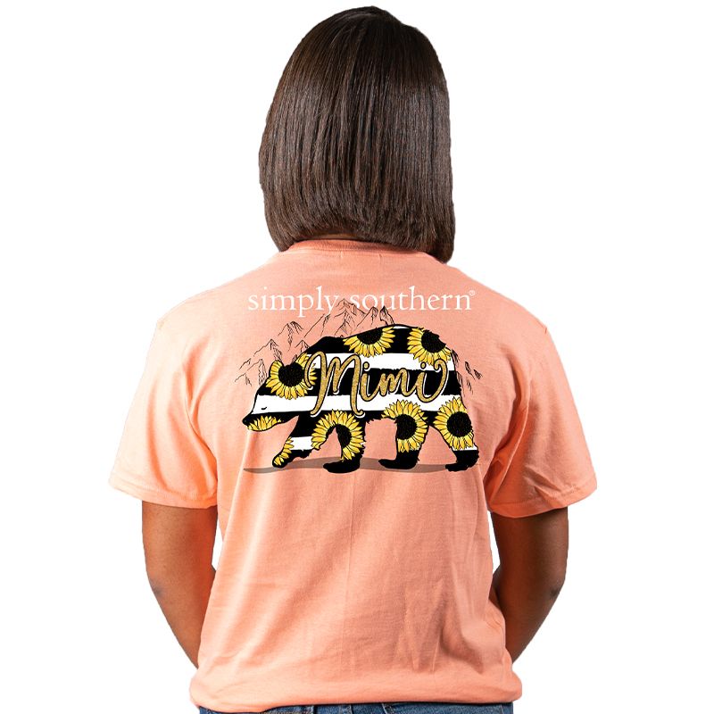 SALE Simply Southern Preppy Mimi Bear Sunflower T-Shirt