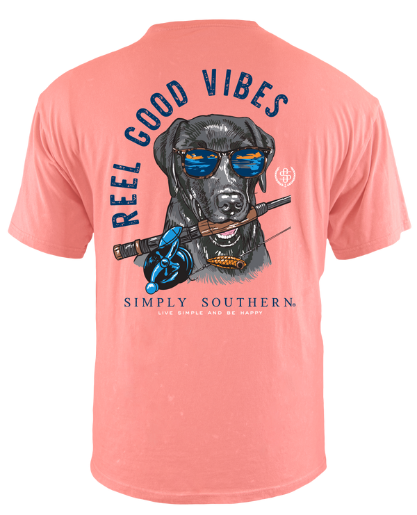 SALE Simply Southern Vibes Fishing Dog Unisex T-Shirt - SimplyCuteTees