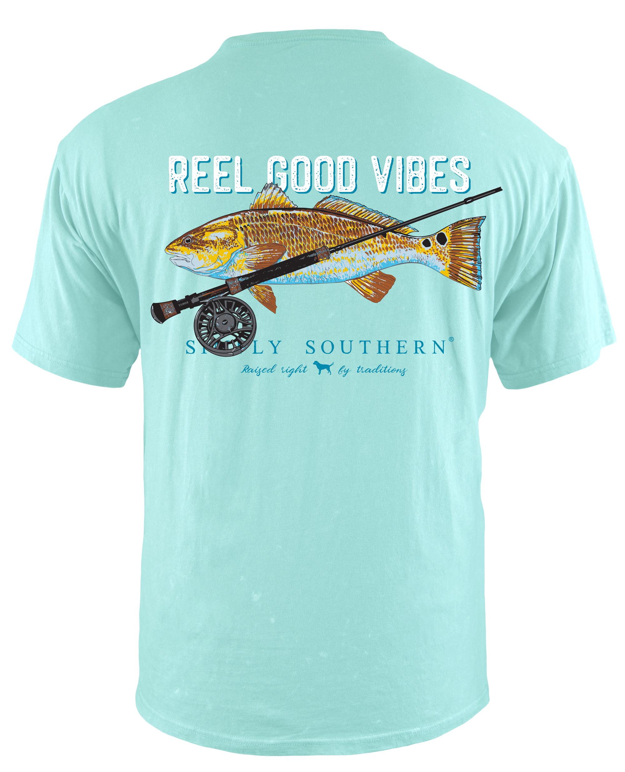 SALE Simply Southern Point Vibes Fishing Reel Unisex T-Shirt