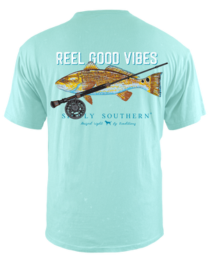 SALE Simply Southern Point Vibes Fishing Reel Unisex T-Shirt