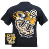 Missouri Tigers Mizzou Chevron Anchor Bow Bright T-Shirt