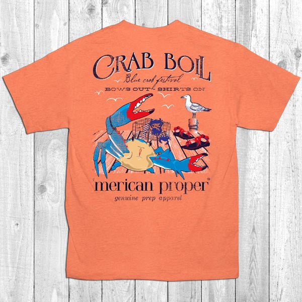 SALE Merican Proper Crab Boil Crab Festival Bows Out Shirts On Unisex T-Shirt