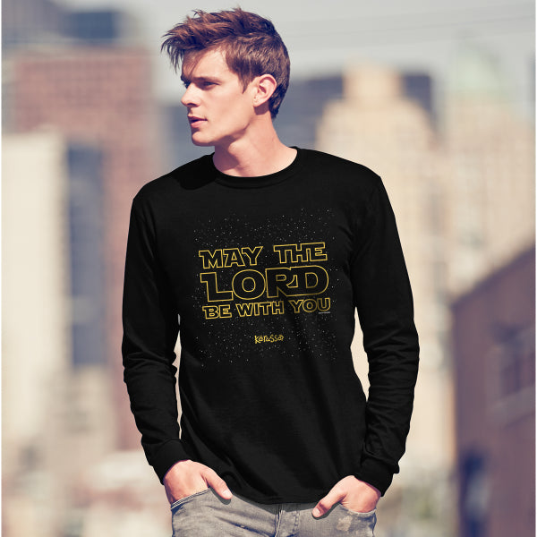 Kerruso May the Lord Be With You Star Cherished Wars Christian Bright Long Sleeve T Shirt - SimplyCuteTees