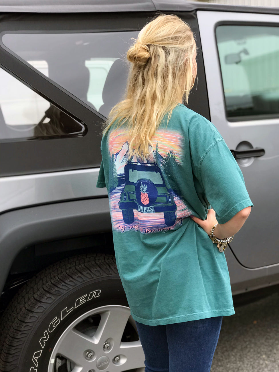 Southernology My Way is Not the Highway Comfort Colors T-Shirt