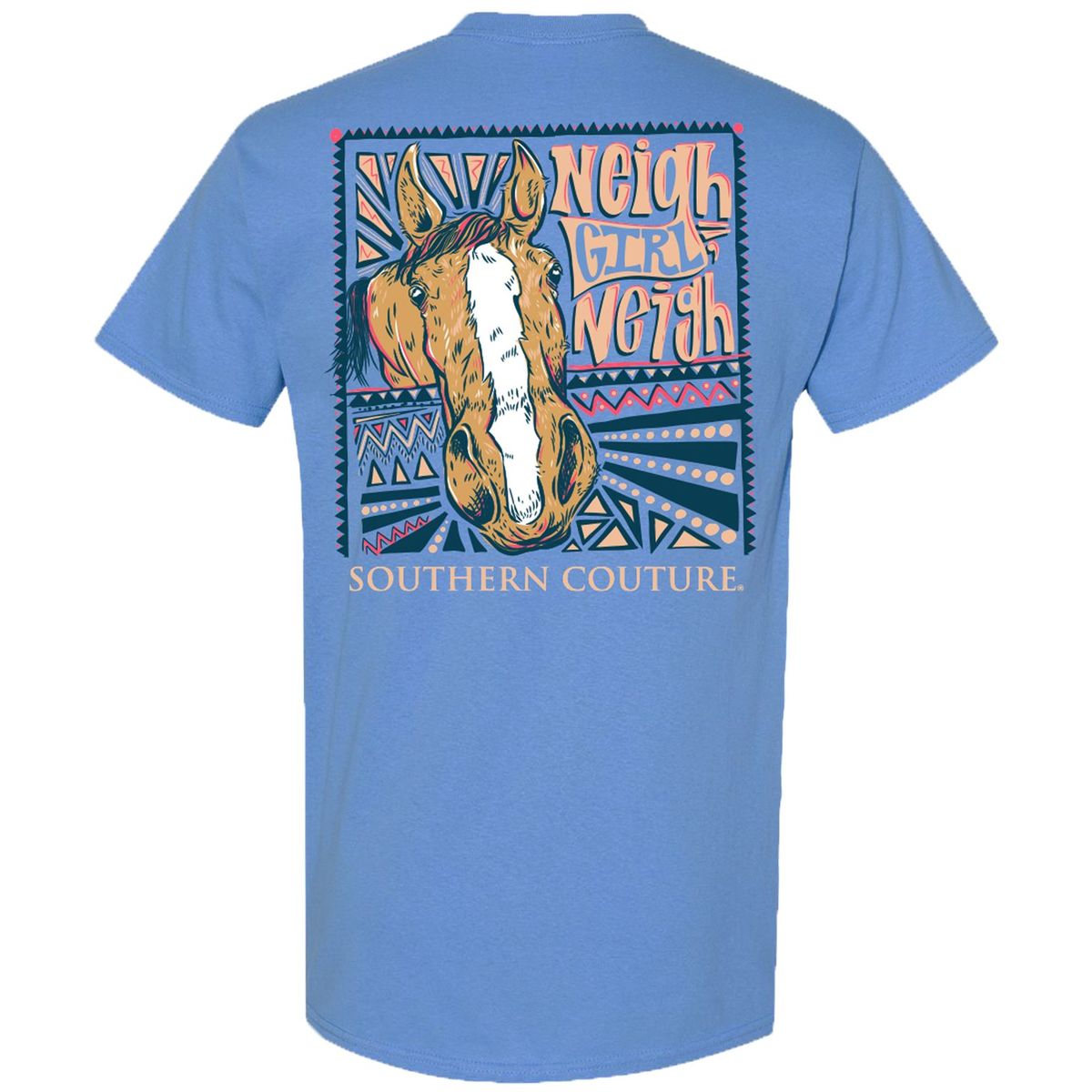 Southern Couture Classic Neigh Girl Horse T-Shirt