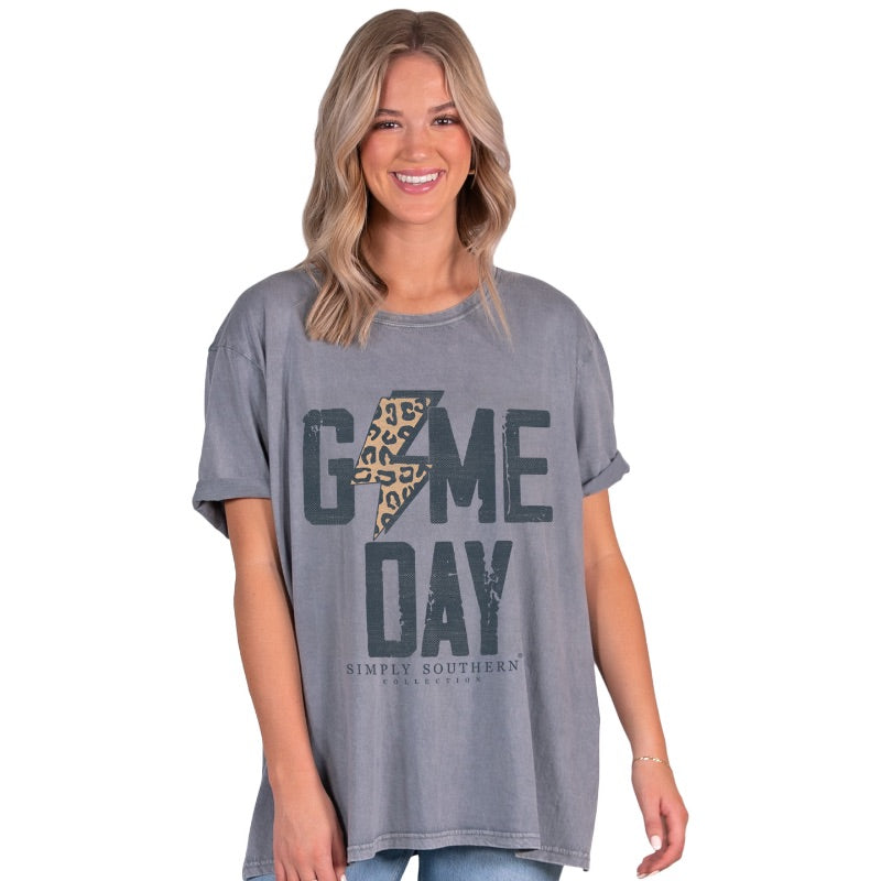Simply Southern Game Day Over Sized Vintage T-Shirt