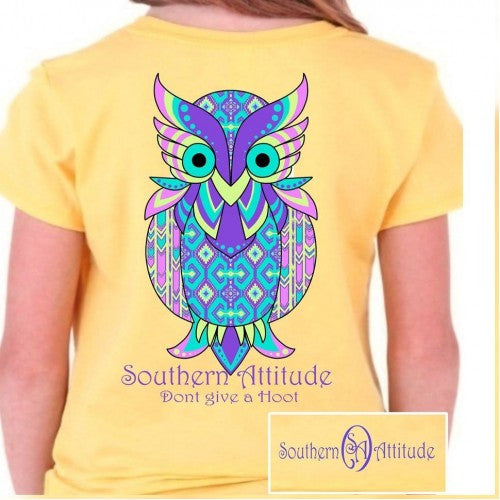 Country Life Southern Attitude Owl Don't Give A Hoot T-Shirt