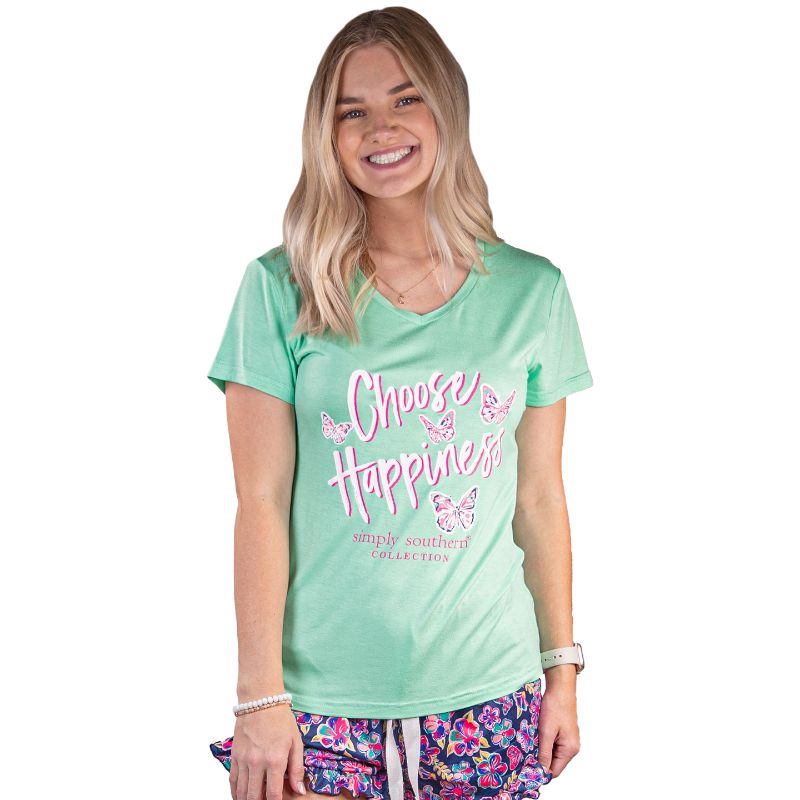 Simply Southern Butterfly PJ Shorts &amp; T-Shirt Set