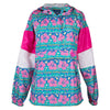 SALE Simply Southern Hibi Flowers Pullover Rain Jacket