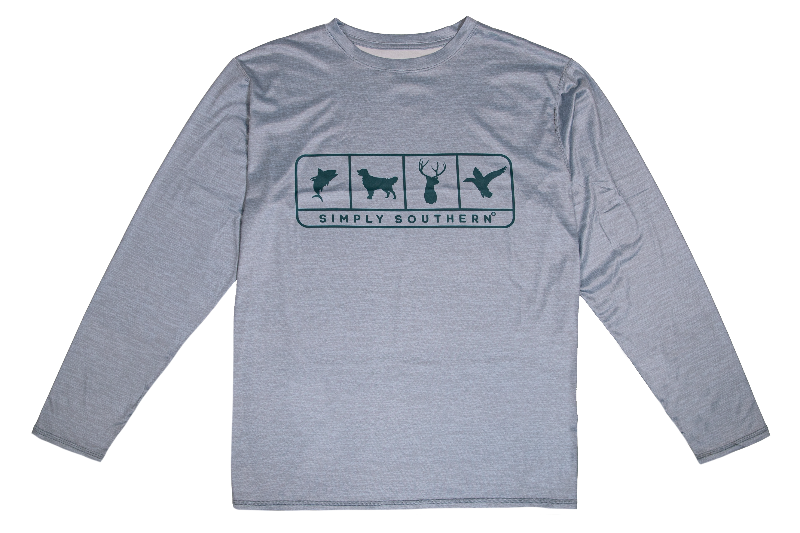 SALE Simply Southern Outdoor Games Rash Guard Unisex Long Sleeve T-Shirt