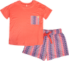 Simply Southern Scallop PJ Shorts &amp; T-Shirt Set