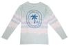 Simply Southern Palm Tree Beach Rash Guard Long Sleeve T-Shirt