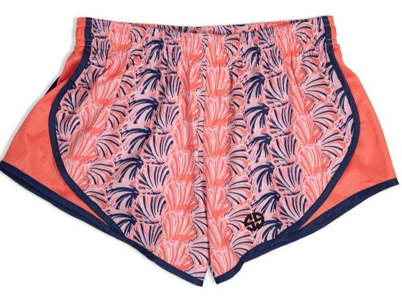 Simply Southern Preppy Scallop Run Shorts
