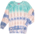 Simply Southern Waves Tiedye Pullover Waffle Crew Sweatshirt
